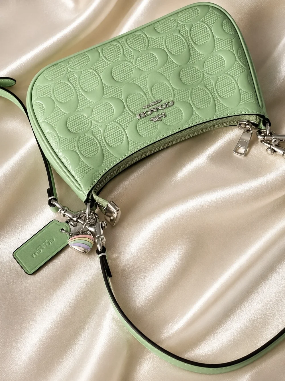 Coach Teri Mini Crossbody Bag With Heart Charm